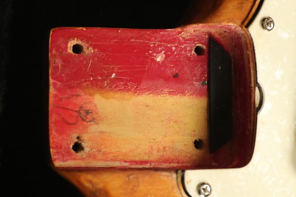 1966 Fender Mustang stripped natural body with poor refinish - Image 71