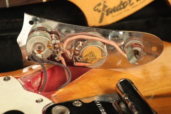 1966 Fender Mustang stripped natural body with poor refinish - Image 74