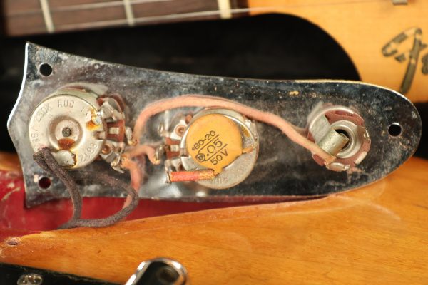 1966 Fender Mustang stripped natural body with poor refinish - Image 77