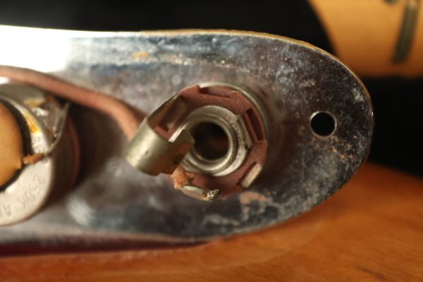 1966 Fender Mustang stripped natural body with poor refinish - Image 78