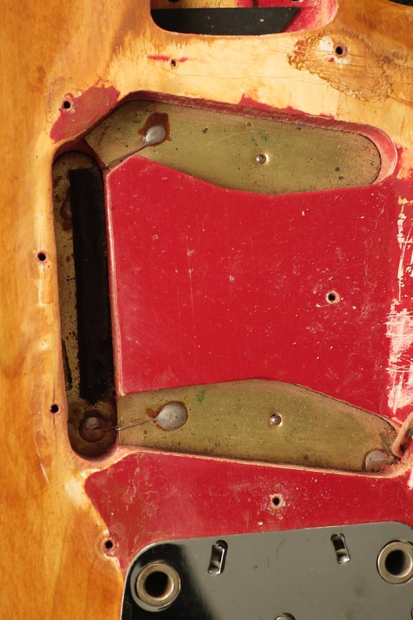 1966 Fender Mustang stripped natural body with poor refinish - Image 82
