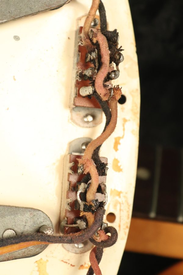 1966 Fender Mustang stripped natural body with poor refinish - Image 85