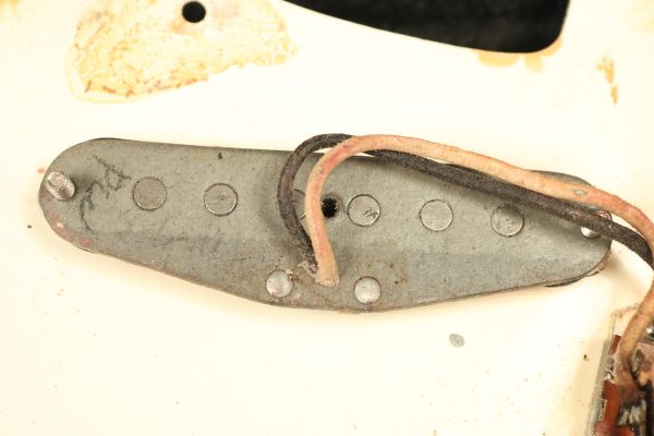 1966 Fender Mustang stripped natural body with poor refinish - Image 86