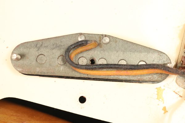 1966 Fender Mustang stripped natural body with poor refinish - Image 87