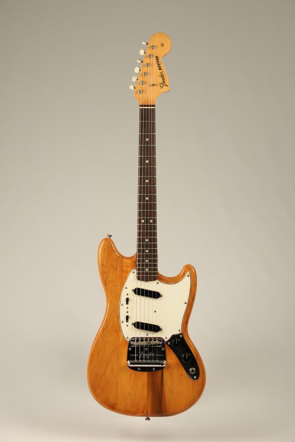 1966 Fender Mustang stripped natural body with poor refinish