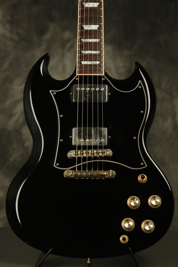 2003 Gibson SG Standard Ebony/Black with Gold Hardware - Image 2