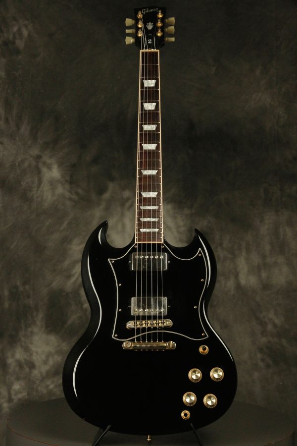 2003 Gibson SG Standard Ebony/Black with Gold Hardware - Image 3
