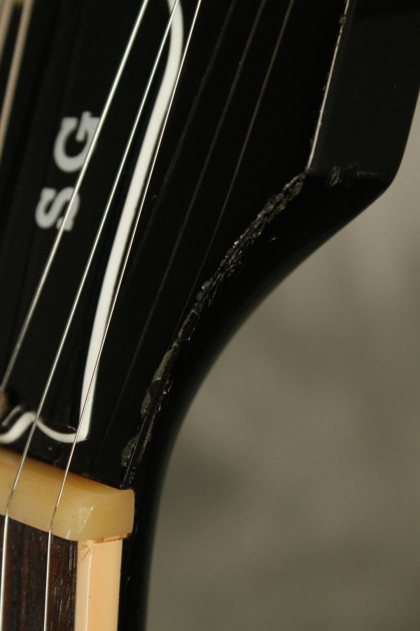 2003 Gibson SG Standard Ebony/Black with Gold Hardware - Image 16