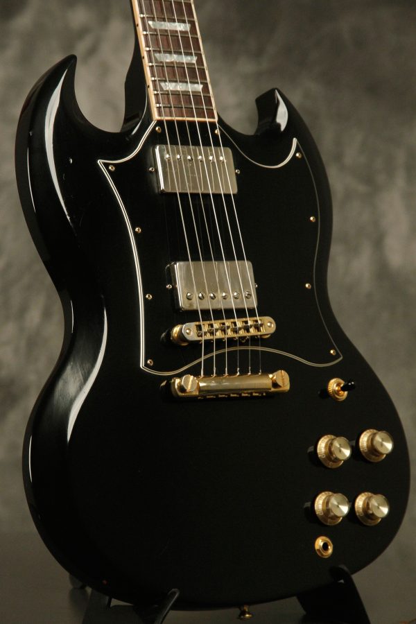 2003 Gibson SG Standard Ebony/Black with Gold Hardware - Image 23