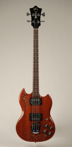 1973 Guild JS-II Jetstar Bass Leaves + Acorns Natural
