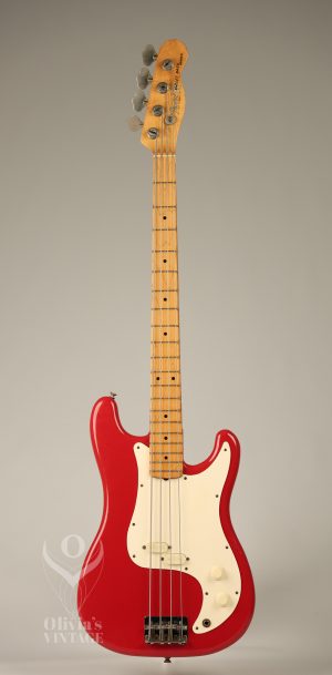 1983 Fender Bullet Bass Deluxe B-34 long scale Red