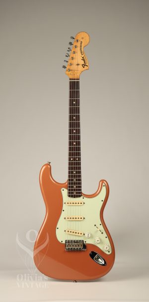 SOLD -  1969 Fender Stratocaster Neck on '62 Reissue MIJ Body Copper Metallic