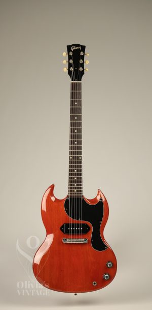 SOLD - 1963 Gibson Les Paul SG Junior Cherry restored/refinished