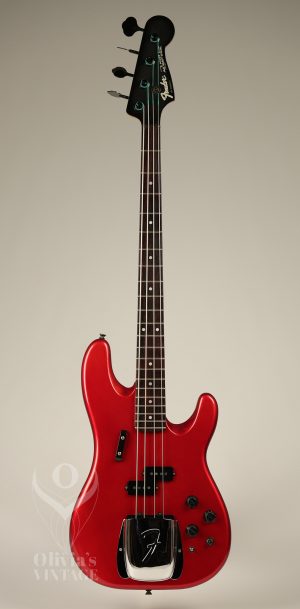 1980's Fender Contemporary Power Jazz Bass Special MIJ Candy Apple Red