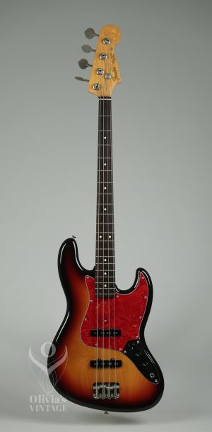 1992 Fender MIJ '62 Reissue Jazz Bass Sunburst