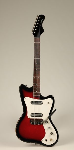 1966 Silvertone 1452L guitar Sunburst Red