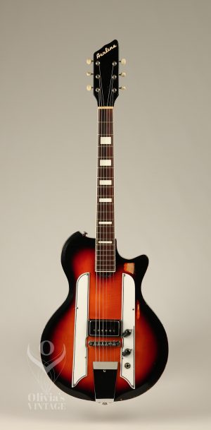 1961 Airline/Vaco model 7216 "Town & Country" Sunburst Mahogany