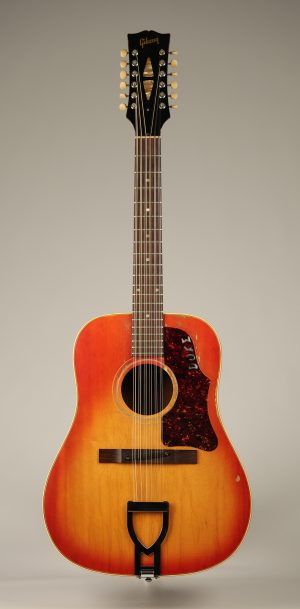 1966 Gibson B-45-12 string Dreadnought Cherry Sunburst
