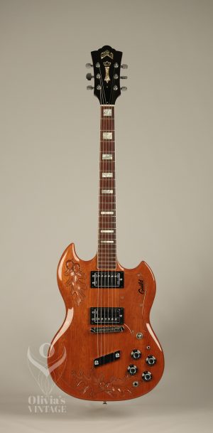 1975 Guild S-100 Standard Natural with Carved Top