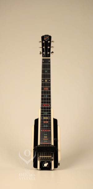 1940's National New Yorker Lap Steel guitar Black and White